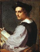 Andrea del Sarto Portrait of a Young Man oil on canvas